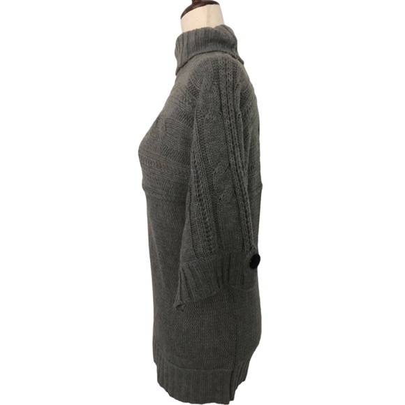 LEA Apparel Turtleneck Sweater Medium Short Sleeves - Picture 2 of 8